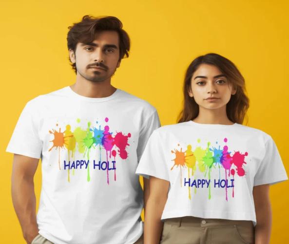 Couple Holi T-Shirt