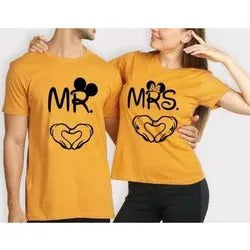 Cotton Minions Printed Yellow Color Half Sleeve