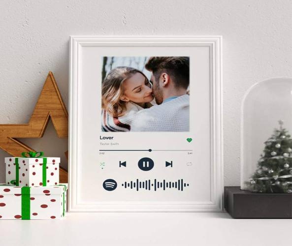 Personalized Spotify Code Photo Plaque Music Sign for Lover family decor