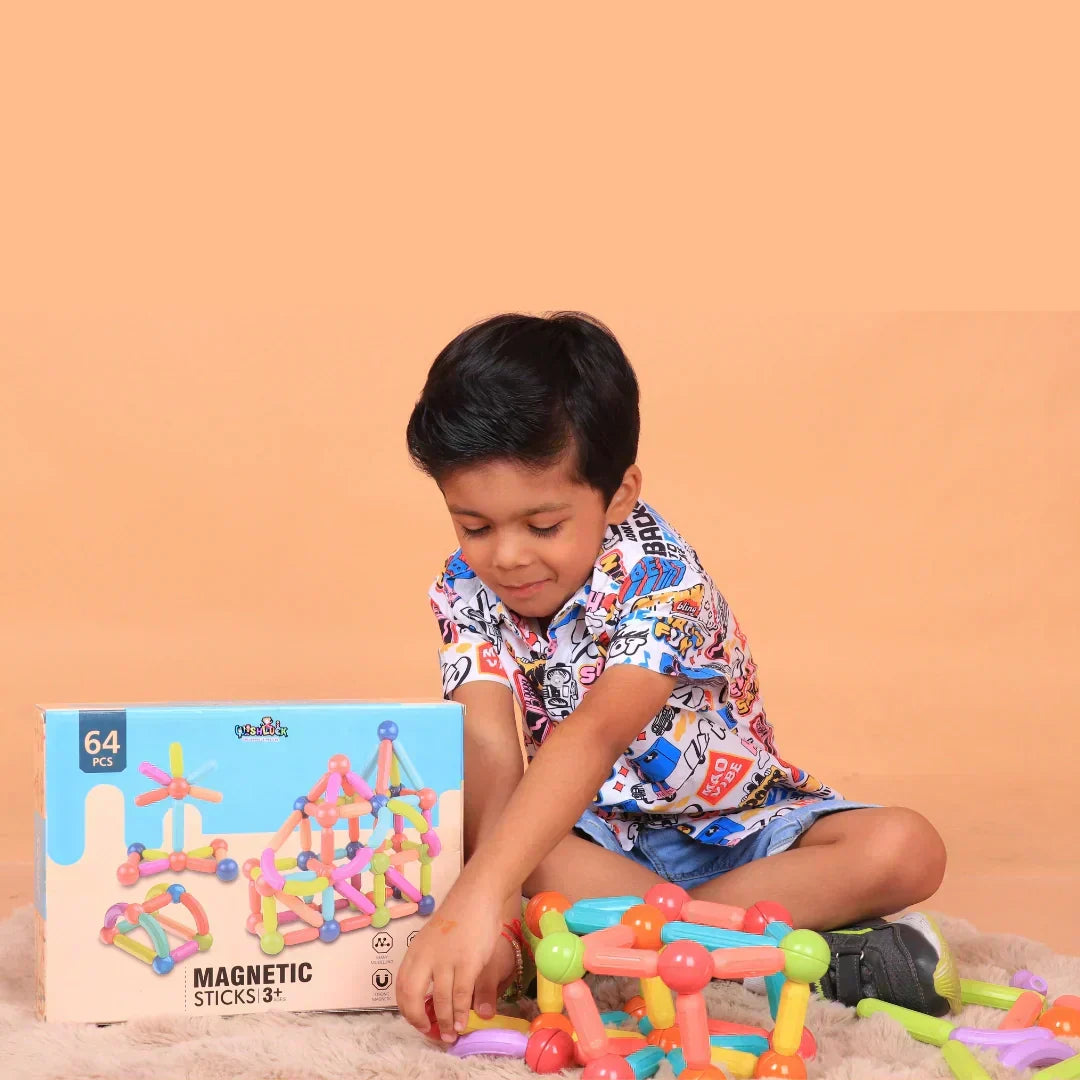 Brainy Kids Magnetic Building Blocks