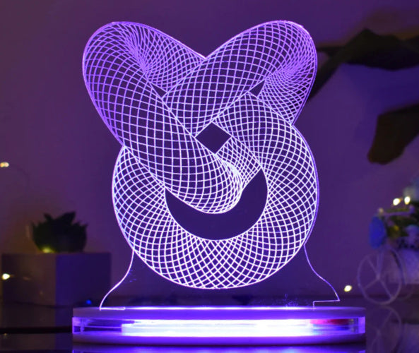 Spiral 3d Illusion Led Lamp