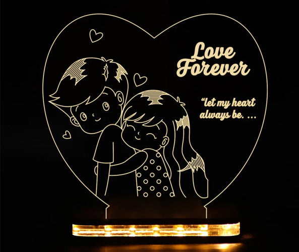 Lover Forever Acrylic Lamp