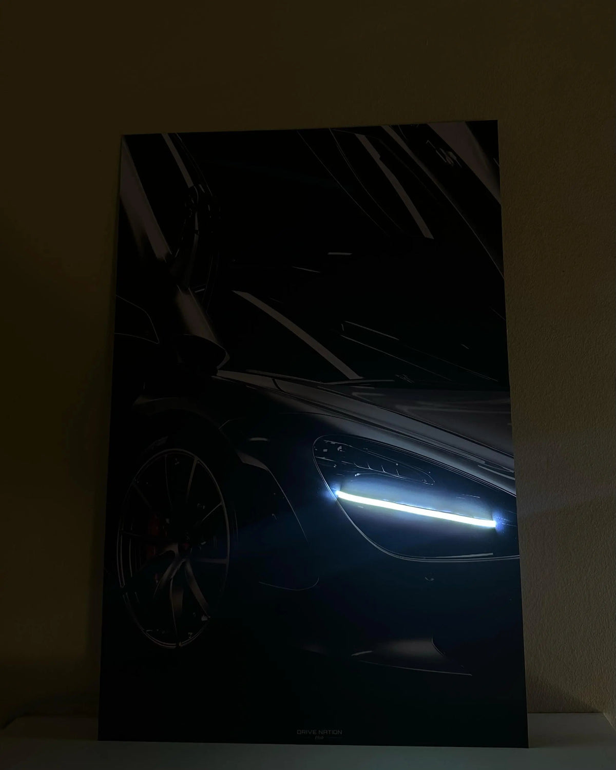 McLaren 720S NEON Poster (white LED) - Essentials Series