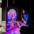 Shiv  Ji Premium Acrylic Glow Light Frame