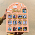 First Year Birthday Party Decorations Baby Photo Frame Nursery Decor Personalized Gift for Boy Girl