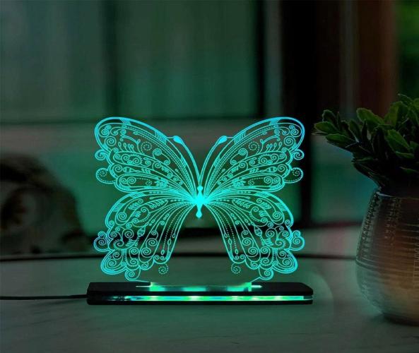 Butterfly Acrylic 3D Lamp