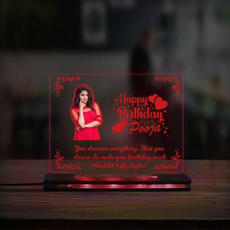 Personalized Birthday Acrylic 3D Lamp