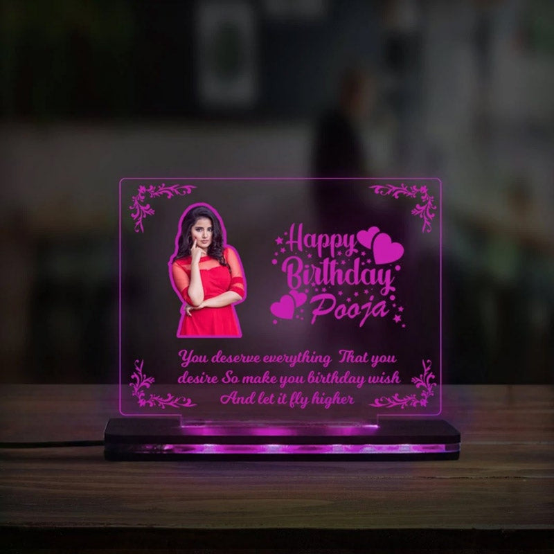 Personalized Birthday Acrylic 3D Lamp