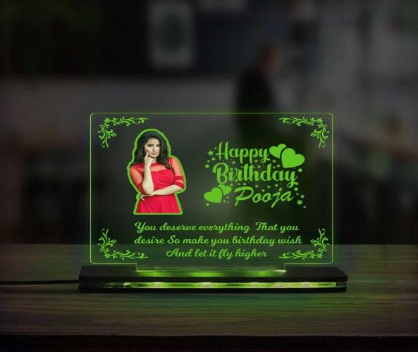 Personalized Birthday Acrylic 3D Lamp