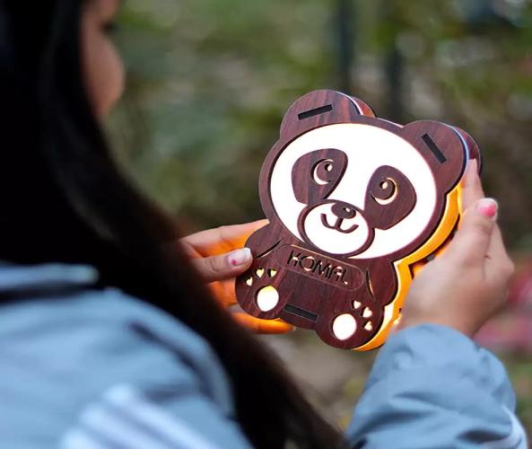 Personalized Panda Lamp - Unique Gift