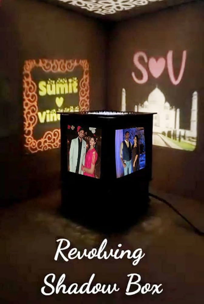 Shadow Box Rotate Photo Lamp