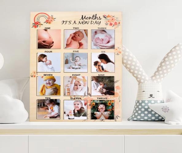 First Year Baby Photo Frames - Newborn