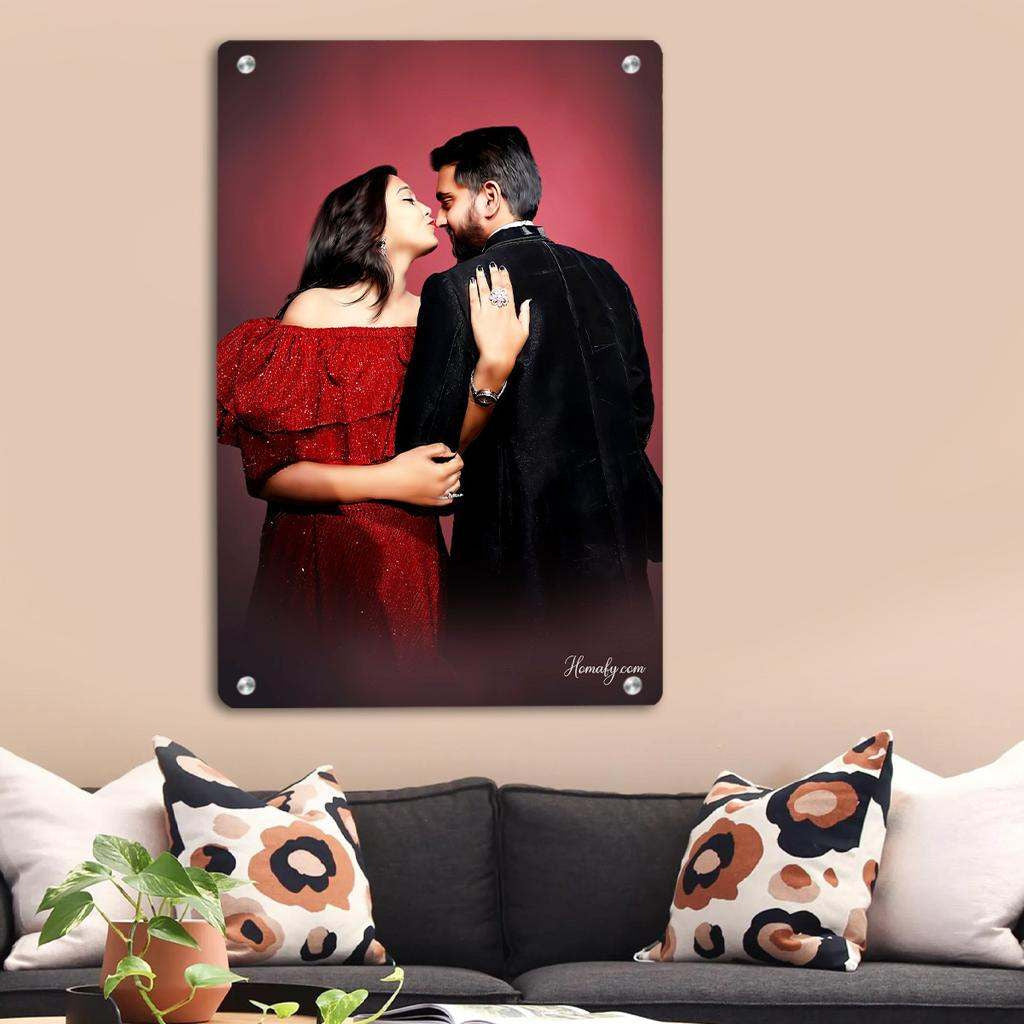 Customised Acrylic Couple Wall Photo
