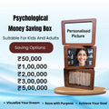 MDF Piggy Bank with Custom Photo and Names