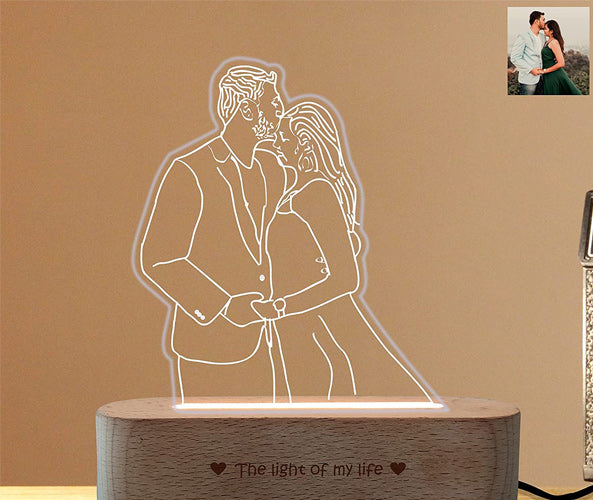 Lover Forever Acrylic Lamp