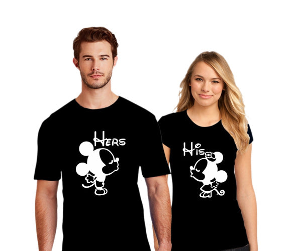 Black Couple T Shirts