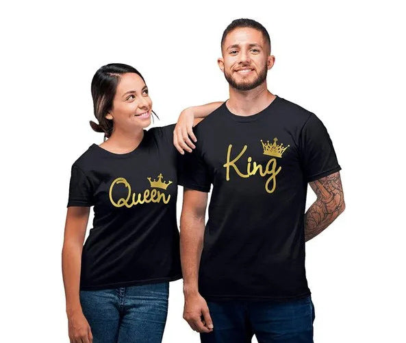 Black Couple T Shirts