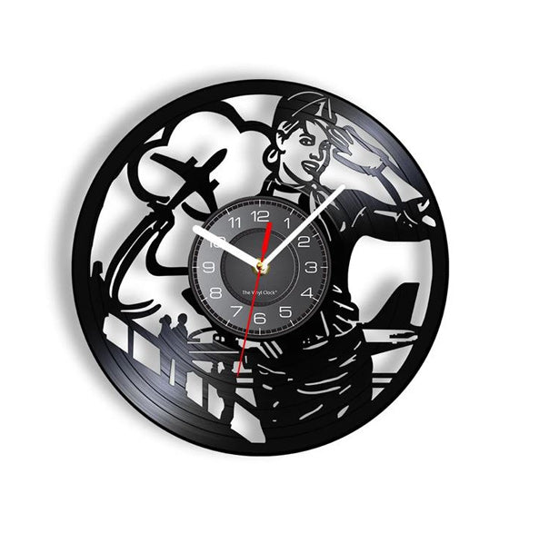 Stewardess Wall Clock