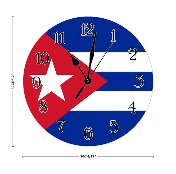 Cuba Clock for Wall Quality Quartz Battery