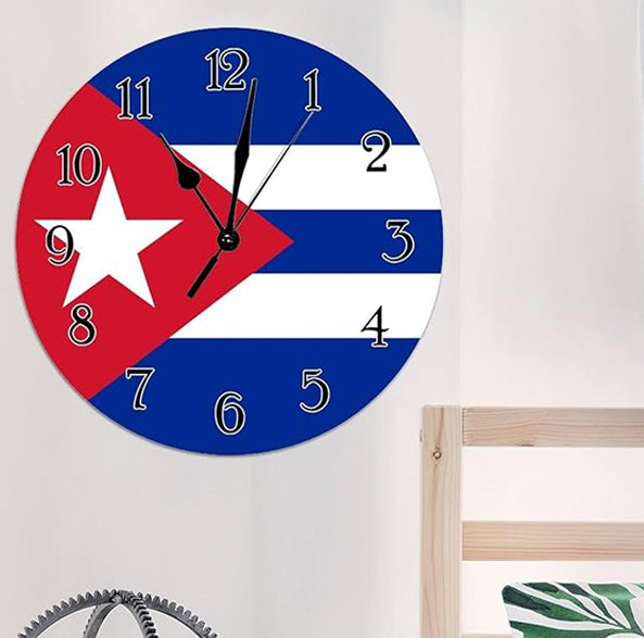 Cuba Clock for Wall Quality Quartz Battery