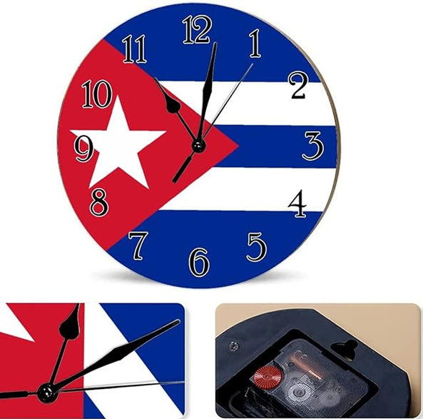 Cuba Clock for Wall Quality Quartz Battery