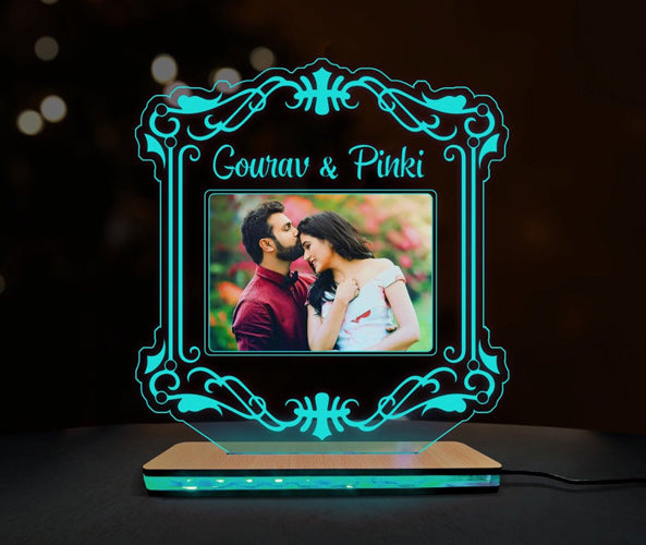 3d Acrylic Led Lamp For Couple