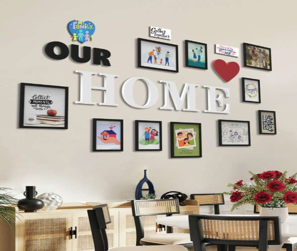 Home Decor Acrylic Letters with Frames