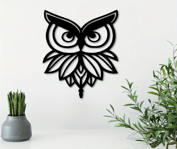 Luxury Owl Wall Decor