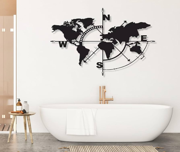 World Map wallart 2