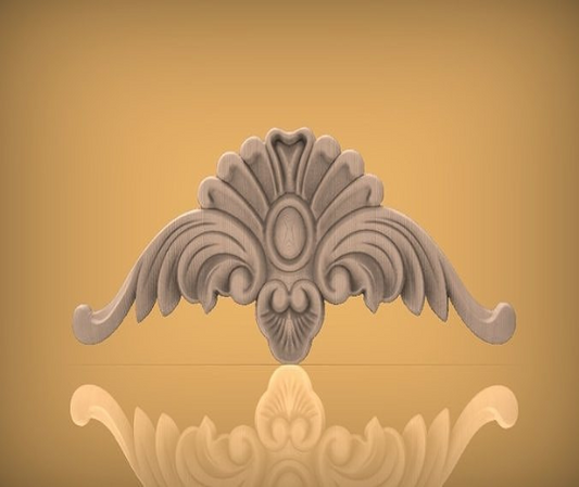 Floral Wood Carving for Furniture