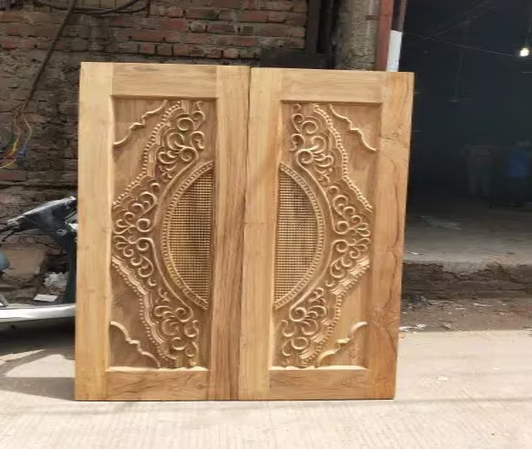 CNC Wood Carving 3D Design Door