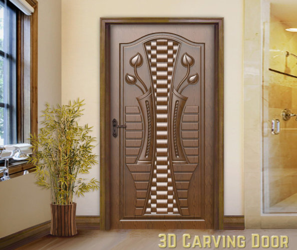 3D Relief Carved Doors