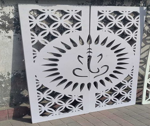 3D CNC Cutting MDF Jali Panel