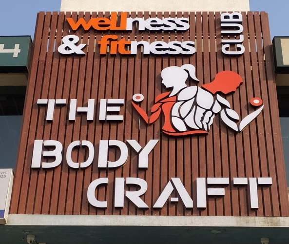 Gym Acrylic LED Sign Board