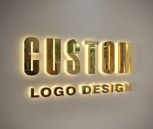 Custom Business Sign, Custom Backlit Sign, 3D Logo, Metal Signs, Beauty Salon Sign, LED Sign, Light up Signs, Metal Sign, Wall Logo Sign