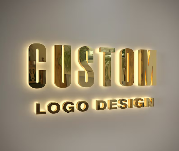 Custom Business Sign, Custom Backlit Sign, 3D Logo, Metal Signs, Beauty Salon Sign, LED Sign, Light up Signs, Metal Sign, Wall Logo Sign