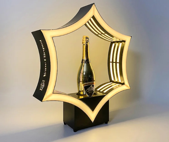 LED Champagne Bottle Glorifier Presenter For Nightclub