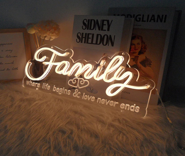 Family Neon Light