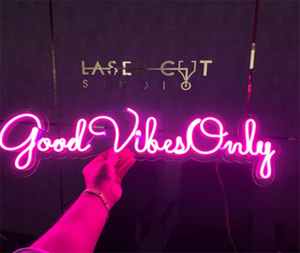 Good Vibes Only Neon Sign