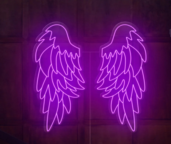 Angel Wings Neon Light