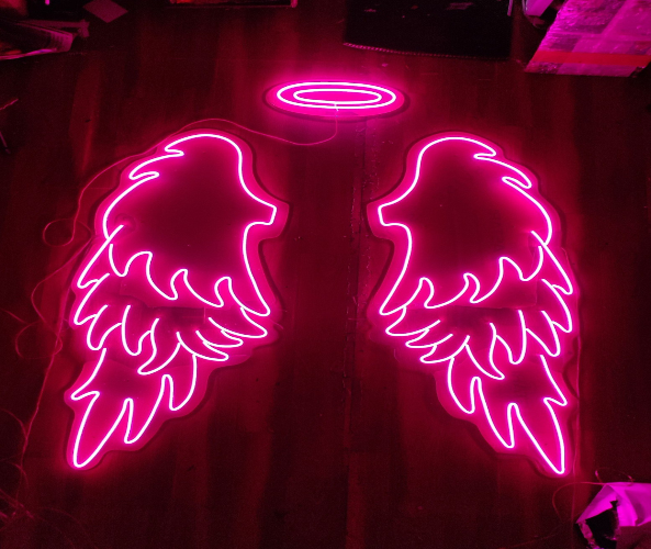 Angel Wings Neon Light