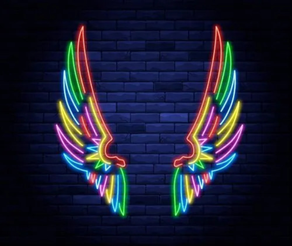 Angel Wings Neon Light