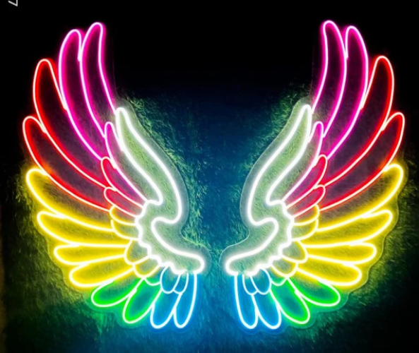 Angel Wings Neon Light