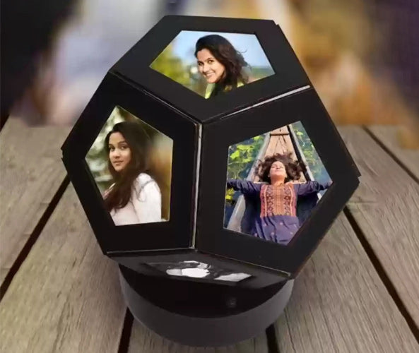 Customized Rotating Pentagon Lamp