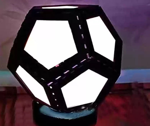 Customized Rotating Pentagon Lamp