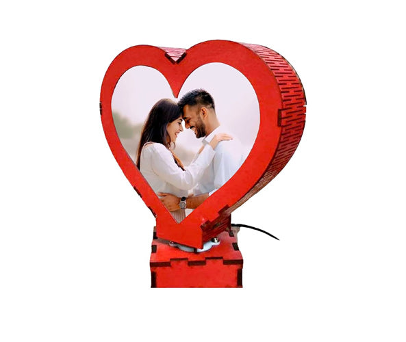 Heart Rotating Lamp