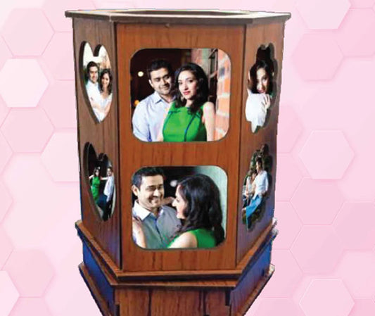 Rotating Vertical Photo Lamp