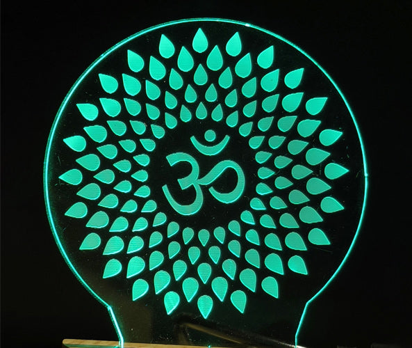 OM 3D Illusion Acrylic Lamp