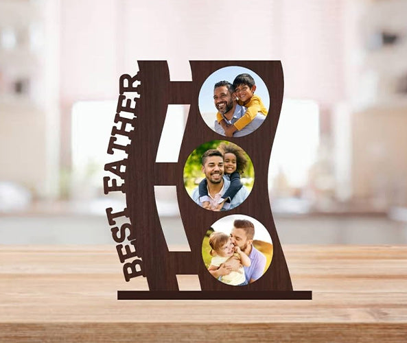 Best Father Personalized Table Top Stand