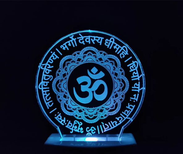 OM 3D Illusion Acrylic Lamp